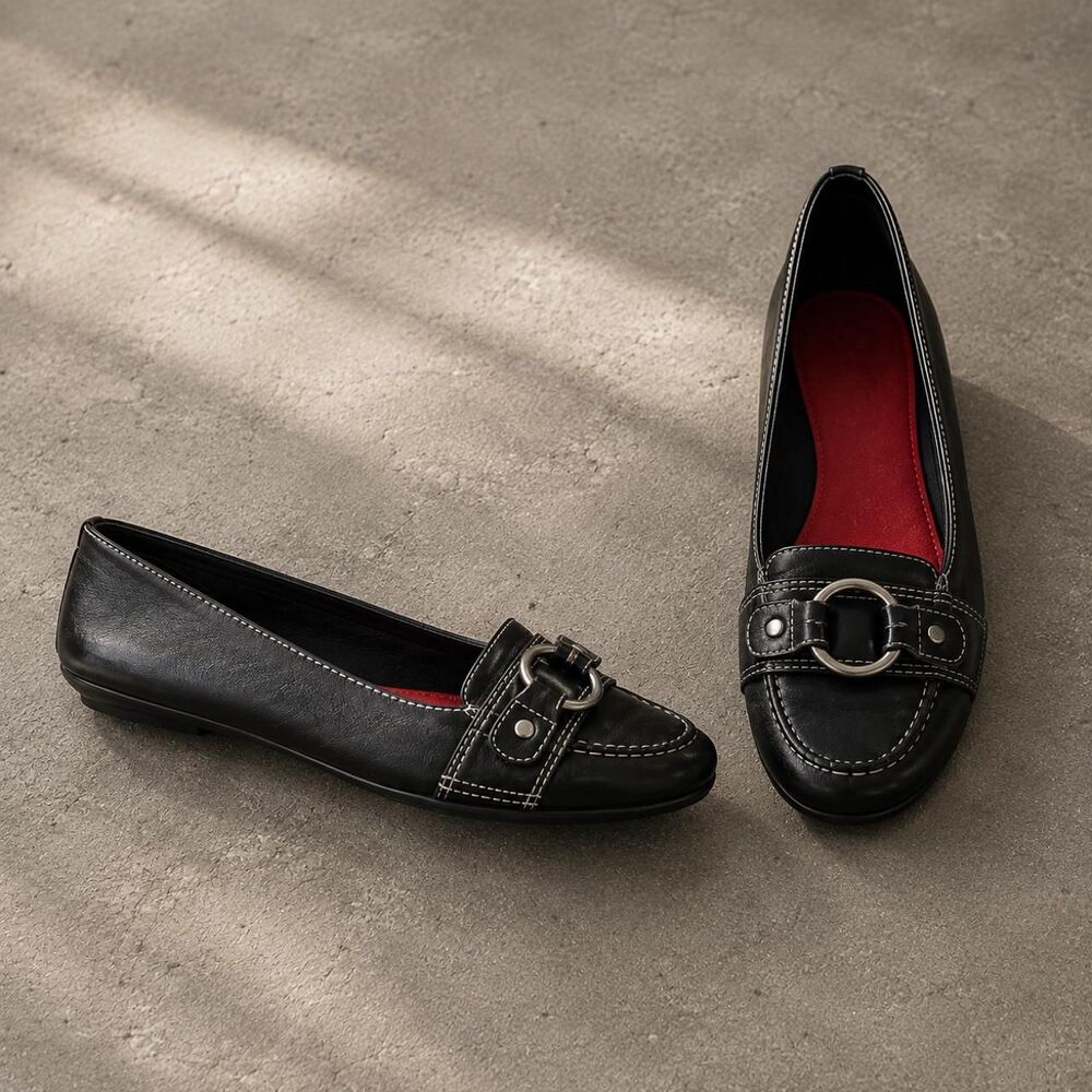 Aerosoles Women's Black Loafers